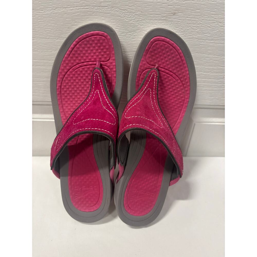 Dansko Pink Suede Comfort Sandals Women’s US Size 11.5-12 EU42 - Picture 3 of 9